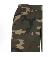 Supreme Satin Applique Hoodie FW24 | Premium Heavyweight Crossgrain Fleece Hoodie, Streetwear Layering Set For Men & Women - Camouflage Green Sweatpant - 查看 4