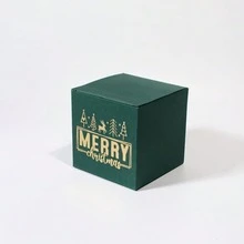 5/10pcs Mini Christmas Gift Boxes With Ribbon - Festive Red & Green "Christmas" Design, Suitable For Candy, Chocolate And Small Gifts - Ideal For Holiday Decor, Party Favors And Christmas Stocking Stuffers - Multicolor - View 6