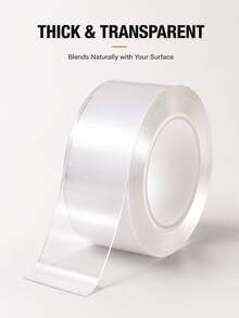 1 Roll Transparent Waterproof Sealing Tape, Transparent Self-Adhesive Sealing Strip, Suitable For Kitchen Sink, Countertop, Stove, Toilet Base And Bathroom Edge Gap Sealing, Cuttable Peel-And-Stick Home Repair Tape - Multicolor - View 4