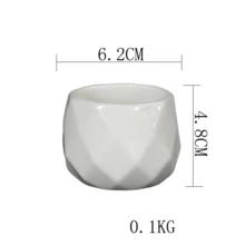 YANGMA 1pc Ceramic Minimalist Aromatherapy Candle Cup, Ceramic Aromatherapy Candle Container, Handmade Decorative Home Ornament, Suitable For Wedding And Birthday, Perfect Gift For Family, Romantic Home Decor - Minimalist Style - View 9