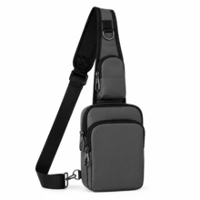 NYXIA Tas Selempang Dada Pria, Gaya Olahraga Jalanan, Minimalis Ringan, Tas Bahu, Cocok untuk Perjalanan Sehari-hari, Hadiah - MultiWarna - View 12