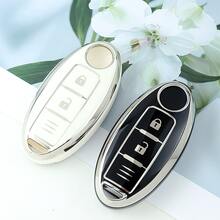 TPU Car Key Case Cover For Leaf For Micra For Qashqai For J11 For J10 For Trail For T32 For Versa Note For Patrol Key Fob Cover Accessories Anti Fall And Dust-Proof Keybag - KY31 - View 1