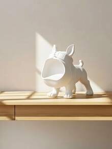 Desktop Dog Coin Storage Ornament, Large Capacity Coin Bank, Functional Home Decor, Cute Pet Cartoon Figurine, Living Room Entryway Office Desk Organizer, Birthday Holiday Gift - View 11