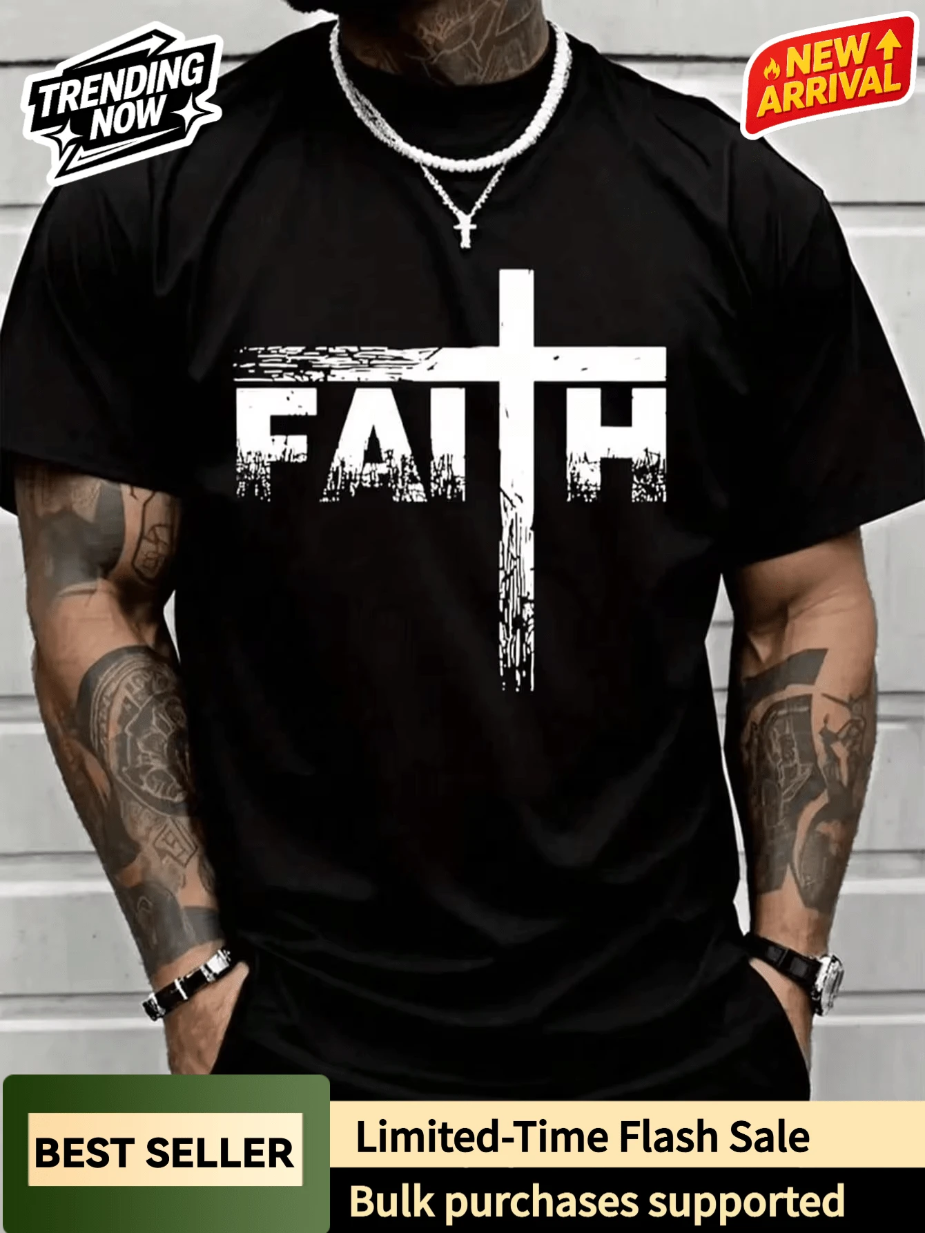 Camisetas de hombre - Negro - Ver 1