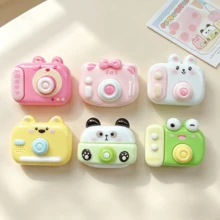 10/30/50pcs Random Cartoon Animal Shaped Camera Resin Charms, Suitable For DIY Hair Clips, Backpack Charms And Other Decorations - Random Mix - Multicolor - View 3
