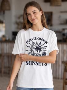 Women T-Shirts - 白色 - 查看 1