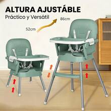 Portable High Chair For Babies, Foldable, With Saf - Pink - View 4