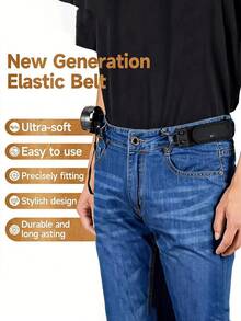 Sabuk Elastis Tanpa Kancing, Cocok untuk Perlengkapan Taktis dan Penggunaan Sehari-hari; Sistem Sabuk Tanpa Kancing Tersembunyi yang Dapat Diatur; Aksesori Pengait Sabuk - Beraneka warna - View 4