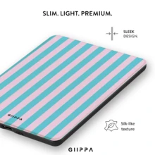 GIIPPA 1pc Pink & Blue Striped Kindle Protective Case With Hand Strap, Valentine's Day/Christmas Gift For Book Lovers, Auto Wake/Sleep E-Reader Protective Cover, Compatible With Kindle Paperwhite 5/6/7/10/11/12, Kindle Colorsoft 1st Gen, Basic Kindle 8/10/11 All Kids Edition And Signature Edition - Multi-color 23 - View 5