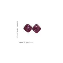1 Pair Of Fashionable Personalities Exquisite And Elegant Earrings Suitable For Women's Daily Commuting ﻿ - Green - View 5