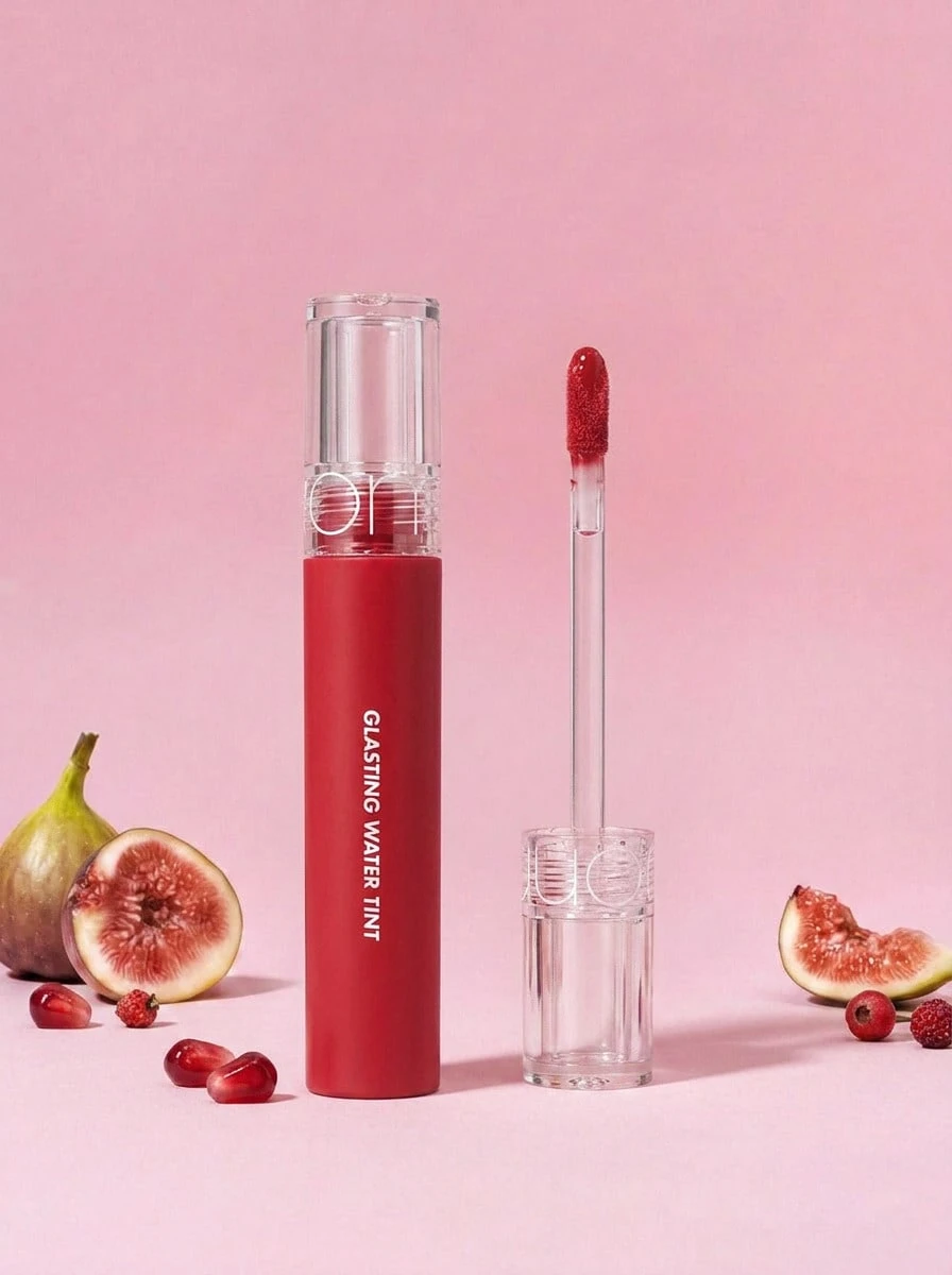 Rom&nd Glasting Water Lip Tint 08 Rose Stream 4 G – Lip Tint, High Shine, For Women, Rose Stream, Suitable For Daily Makeup - 08.Rose Stream - View 1