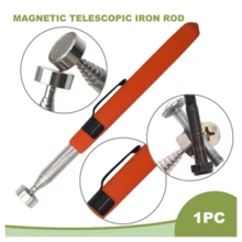 8LB Telescoping Magnetic Pickup Tool With Pen Clip – Stainless Steel Grabber, Ergonomic Grip, Manual For Auto, Construction & Home Repair, Compact Mechanic Tool - A - View 2