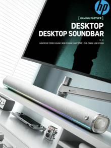HP S1X Computer Speakers With Noise-Canceling Microphone, Bluetooth Desktop Gaming Subwoofer, Dual-Mode Home Audio - View 3