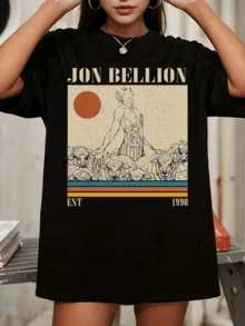 Women T-Shirts - 黑色 - 查看 1