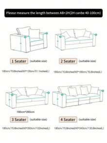 1pc New Chenille Bohemian Style Sofa Cover, 1-4 Seater Sofa, Pet-Proof, Modern Style, Full Coverage, All-Season, Furniture Dust Cover - Coffee Brown - View 3
