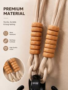 1PC Cute Flower Car Seat Headrest Hook Universal Back Seat Organizer Bag Holder Heavy Duty Car Interior Accessory Beige/Khak - Double Hook Multi-functional Car Seat Back Hook - View 6