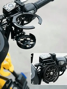 Creative Rotating Motorcycle Cup Holder, 360° Rotating Foldable Bicycle Water Bottle Holder, Universal Rail-Style Water Bottle Rack, Cycling Beverage Storage Rack - A - View 3