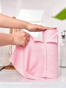 1 Roll/20 Pieces Reusable Microfiber Cleaning Wipes - Highly Absorbent, Durable And Machine Washable Kitchen Towels, Suitable For Dishwashing, Countertop Cleaning, Floor Cleaning - Multi-Functional Household Rags, Modern Square Design, Space Theme Cleaning Supplies, Dish Cloth, Countertop Wipes, Highly Absorbent Fabric - Multicolor - View 11