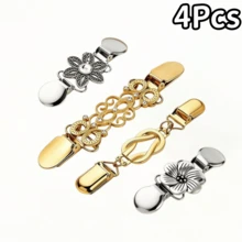 1Pc/2/3/4Pcs Waist Tightening Sweater Clips, With Buckle, Women's Multi-Purpose Shawl And Cardigan Clips - Multicolor - View 27