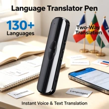 Karlak T10 Instant Voice Translator, Real-Time Two-Way Language Interpreter, Supports 130+ Global Languages, Pocket Portable Smart Translator Device, One-Click Translation For Overseas Travel, Business Meetings & Language Learning - Black - View 12