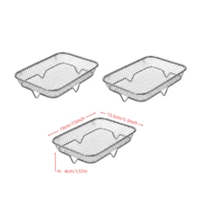 1/3 Layer Stackable Air Fryer Basket - Stainless Steel Cooking Rack, Suitable For Chicken Wings, Bread - Space-Saving Design, Even Heat Distribution, Easy To Clean - Fits Most Air Fryers, Kitchen Accessory, Durable Cookware - A - View 9