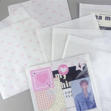20pcs 7.1x7.5 Inch Holiday Gift Packaging Bags, High-End Gift Wrapping Paper Bags, Transparent Gift Wrapping Paper Bags, Decorative Jewelry Gift Bags, Pink Bow Pattern Wrapping Paper, Thickened Gift Packaging Bags, Creative DIY Decorative Gift Paper Bags, Suitable For Holidays, Weddings, Birthdays, Parties, Gift Packaging Bags And Gift Wrapping Bags - Packaging Bags - View 1