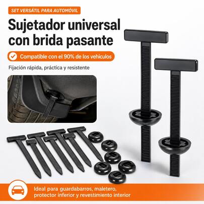 Abrazaderas de nailon para cables universales, 50 piezas, fijación plástica resistente multifuncional, ideal para automoción y organización de cables
