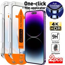CASECOPS 2Pcs High Definition Transparent Tempered Glass Phone Screen Protector, Includes Installation Kit And Auto-Alignment Tool, Compatible With IPhone17/16/15/14/13/12/11 All Series, Full Coverage, Anti-Drop, Anti-Scratch, 9H Hardness Shatterproof Tempered Glass Film, Suitable For Phone Cases And Accessories, The Top Choice For Gifts - 2Pcs - View 18