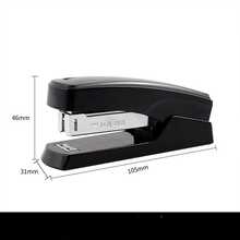 Portable Stapler, Student Assignment Binding, Effortless Stapler, Office Document Paper Binding Machine With Staples Stationery, One Set Stapler, Office Supplies, Effortless, Suitable For Student Use, Can Bind 20 Pages Standard Booklet, No. 12 Stapler - Sets - View 4
