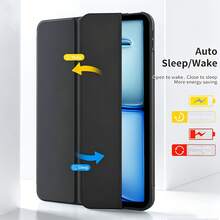 Flip Cover Tablet Protective Case - Black - View 3