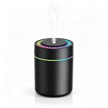 7-Color LED Ultrasonic Aromatherapy Diffuser + Natural Essential Oil Set, Ultra-Quiet Humidifier For Home And Office, Perfect Gift For Wellness And Fresh Ambiance - Mist - View 7