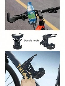 Creative Rotating Motorcycle Cup Holder, 360° Rotating Foldable Bicycle Water Bottle Holder, Universal Rail-Style Water Bottle Rack, Cycling Beverage Storage Rack - A - View 6
