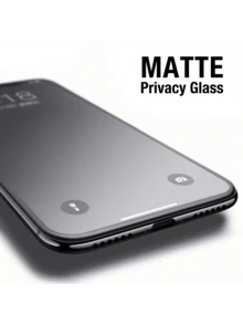 CASECOPS 2Pcs Matte Privacy Tempered Glass Phone Screen Protector, Compatible With IPhone 17 Pro Max/17 Pro/17 Air/17/16 Pro Max/16 Pro/16 Plus/16E/16/15 Pro Max/14/13/12/11 Series, Soft Matte Texture With A Silky Smooth Touch, Full Coverage, Anti-Fingerprint, Anti-Scratch, Compatible Phone Cases - 2Pcs - View 6