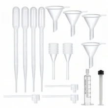 15/10件組香水分裝工具組，含塑膠分裝幫浦、漏斗、軟滴管，適用小型可充填香水瓶的小工具組 - 分配器 - 查看 7