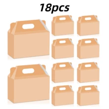 18pcs Gift Boxes, Paper Gift Packaging Boxes, DIY Packaging Boxes, Gift Boxes With Handles, Suitable For Halloween, Christmas, Back To School, Birthday Party Favors - View 15