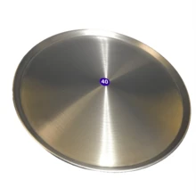 Set Of 5 40 Cm Aluminum Pizza Baking Sheets. Durable And Reusable. - View 2