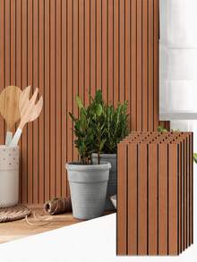 10pcs 3D Self-Adhesive Wood Grain Foam Wall Panels, Thickened Soundproof Decorative Wall Stickers, Easy DIY Home Decor, Suitable For Bedroom, Living Room, Kitchen, Ceiling And Background Wall - 30*20cm - 10pcs - View 13