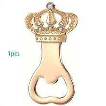 1pc/6pcs Gold Crown Bottle Opener, Suitable For Baby Shower, Wedding And Birthday Party, Elegant And Practical Gift For Guests - Multicolor - View 10