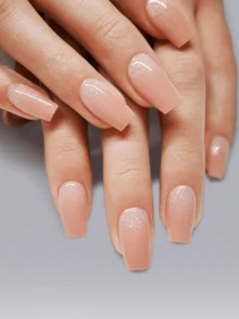 HOTWAY 450 Ultra Short Medium Ladder Oval Acrylic Matte Fake Nails, Square And Short Medium Almond, 15 Sizes, Coffin Shaped Nail Patch, Essential For DIY Care, Perfect Gift For Women, Birthdays, Festivals Or Any Special Occasion - Transparent Frosted White - View 8