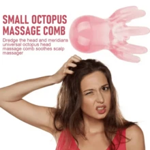 Octopus Head Massage Comb Manual Acupoint Pressure Tool Portable SPA Gua Sha Massage Comb - View 2