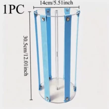 12.01 X 5.51 Inch Acrylic Transparent Hair Accessory Storage Rack, Desktop Hair Clip & Bow Storage Rack, Used For Desktop Storage And Decorative Rack, Hanging Storage Rack (1pc) - Multicolor - View 10