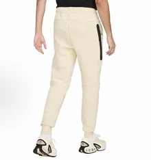 Nike Unisex Tech-Inspired Zip Hoodie Jogger Slim Fit Tapered Tracksuit With Cozy Lining Effortless Streetwear Outerwear For Men Women Sweatpants - Light Khaki Sweatpants - 查看 2