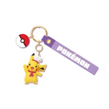 Miniso Móc khóa hình PVC Pokémon Cute Tour, mặt dây chuyền anime nhiều kiểu kèm charm Pokeball, phụ kiện treo túi xách cầm tay (1 cái) - Nhiều màu - Xem 10
