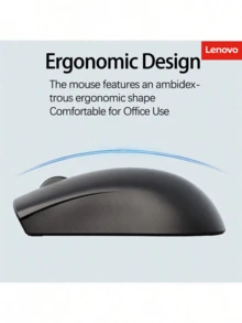 Lenovo KN210 Wireless Keyboard And Mouse Set 2.4G Stable Connection Full-Size Numeric Keypad Silent Buttons For Office, Home And Gaming Use - View 3
