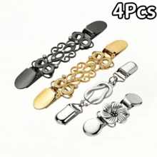 1Pc/2/3/4Pcs Waist Tightening Sweater Clips, With Buckle, Women's Multi-Purpose Shawl And Cardigan Clips - Multicolor - View 23