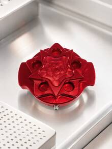 Motorcycle Water Tank Cap Cover, 1pc Universal Full Cnc Aluminum Alloy Radiator Cap Decorative Cover, Anodized Star Design Coolant Tank Lid Cover, Radiator Filler Cap Trim, Motorbike Scooter Modification Accessory For Nmax Aerox Pcx Adv Click - A - View 18
