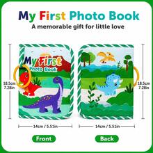 Album Foto Bayi dari Kain Lembut, Cermin Terintegrasi dengan Cincin Gantung yang Dapat Dilepas, Cocok untuk Berbagai Ukuran Foto, Hadiah Kenang-kenangan Bayi - MultiWarna - View 10