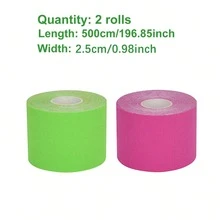 1 Roll/Muscle Tape Elastic Bandage, Chest Lift Tape, Knee/Elbow Protective Pad, Fitness Protection Equipment, Sports Tape - Multicolor - View 23