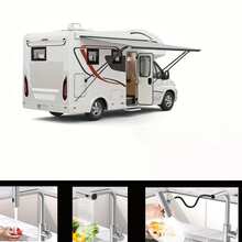 1pc Multifunctional RV Kitchen & Bathroom Faucet Replacement, 3-Way Switching Mode, Includes Water-Saving Aerator, Pressurized Extension Sprayer Nozzle, Polished Surface, Direct Drinking Water Contact, RV Kitchen Accessory | Modern Kitchen Faucet With High Arc Spout, Faucet Adapter, 3-In-1 360° Swivel Waterfall Bathroom Sink Faucet Kitchen Items Kitchen Accessories Kitchen Tools - Multicolor - View 10
