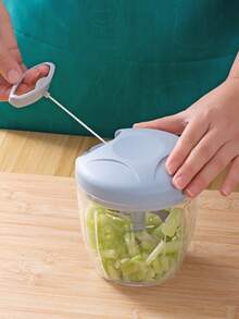 1pc (900ml/500ml) Manual Meat Grinder, Garlic Press, Rotary Garlic Chopper, Suitable For Vegetables, Ginger, Fruits, Nuts, Spices, Professional Onion, Carrot And Garlic Slicer, Kitchen Gadget, Household Item, Cooking Utensil, Meat Crusher - Efficient Kitchen Helper, No Electricity Required, Suitable For Home Gift, Vegetable Onion Cutter, Kitchen Cooking Accessory - Multiple Styles and Colors - View 12